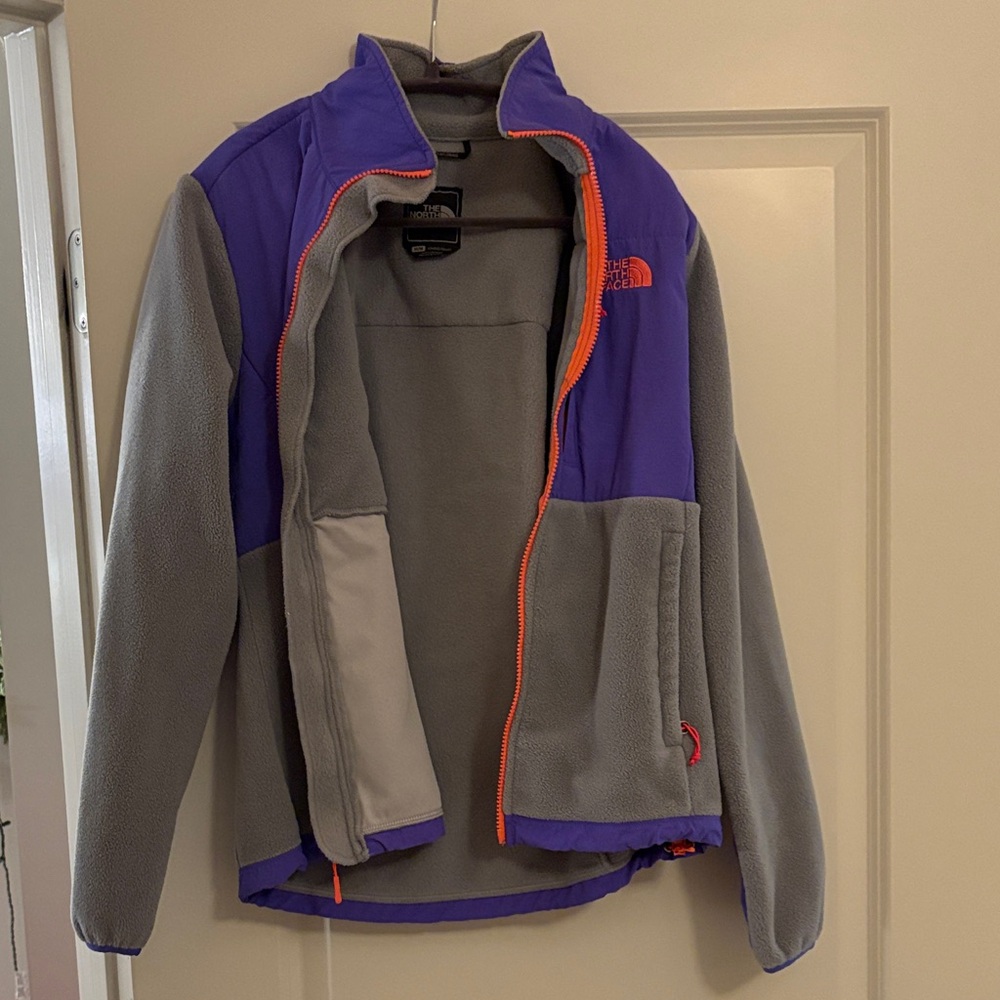 The North Face Purple and Gray Outdoor Jacket